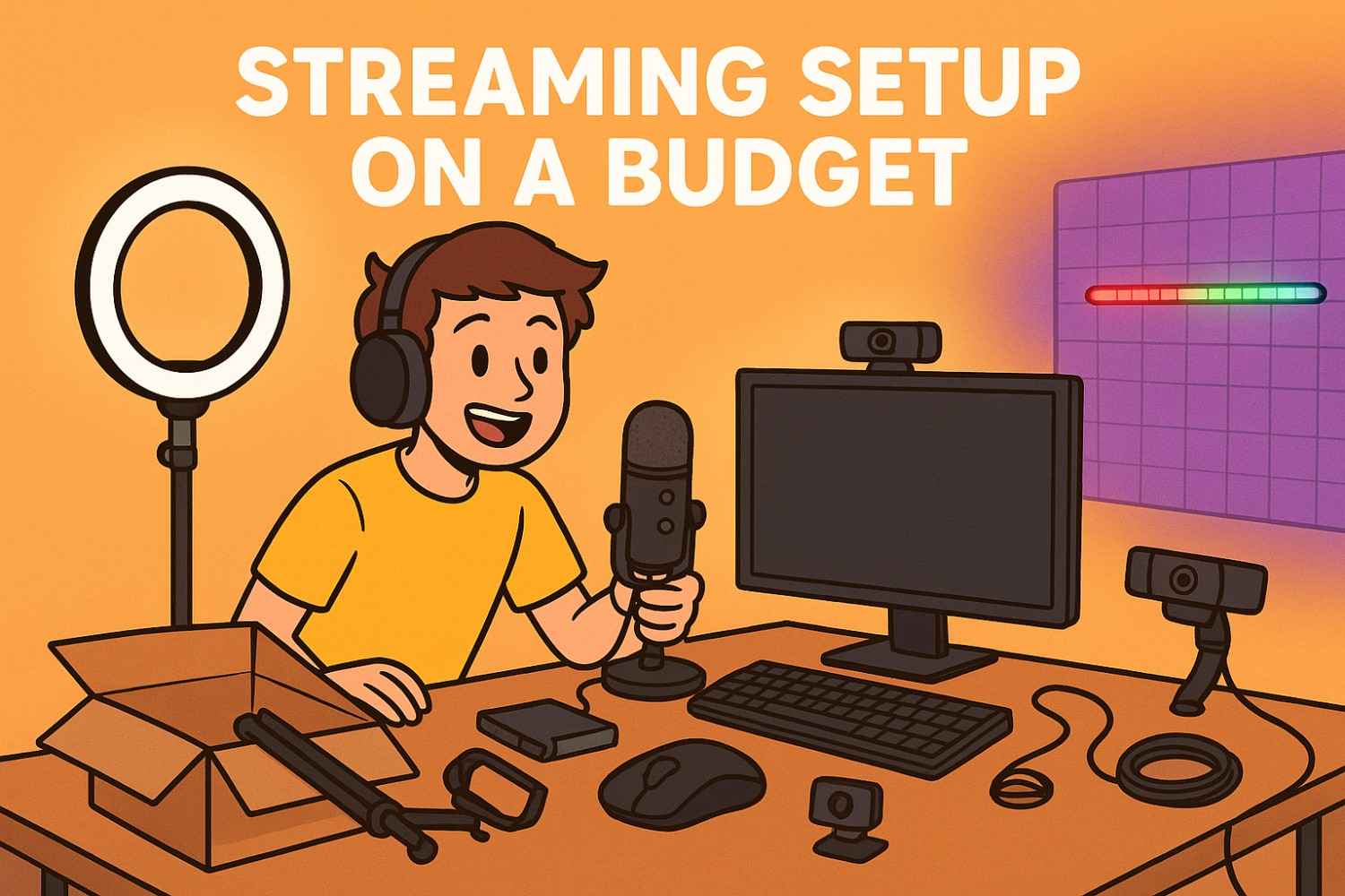 Streaming Setup on a Budget: How I Built My 2025 Twitch Setup Without Going Broke