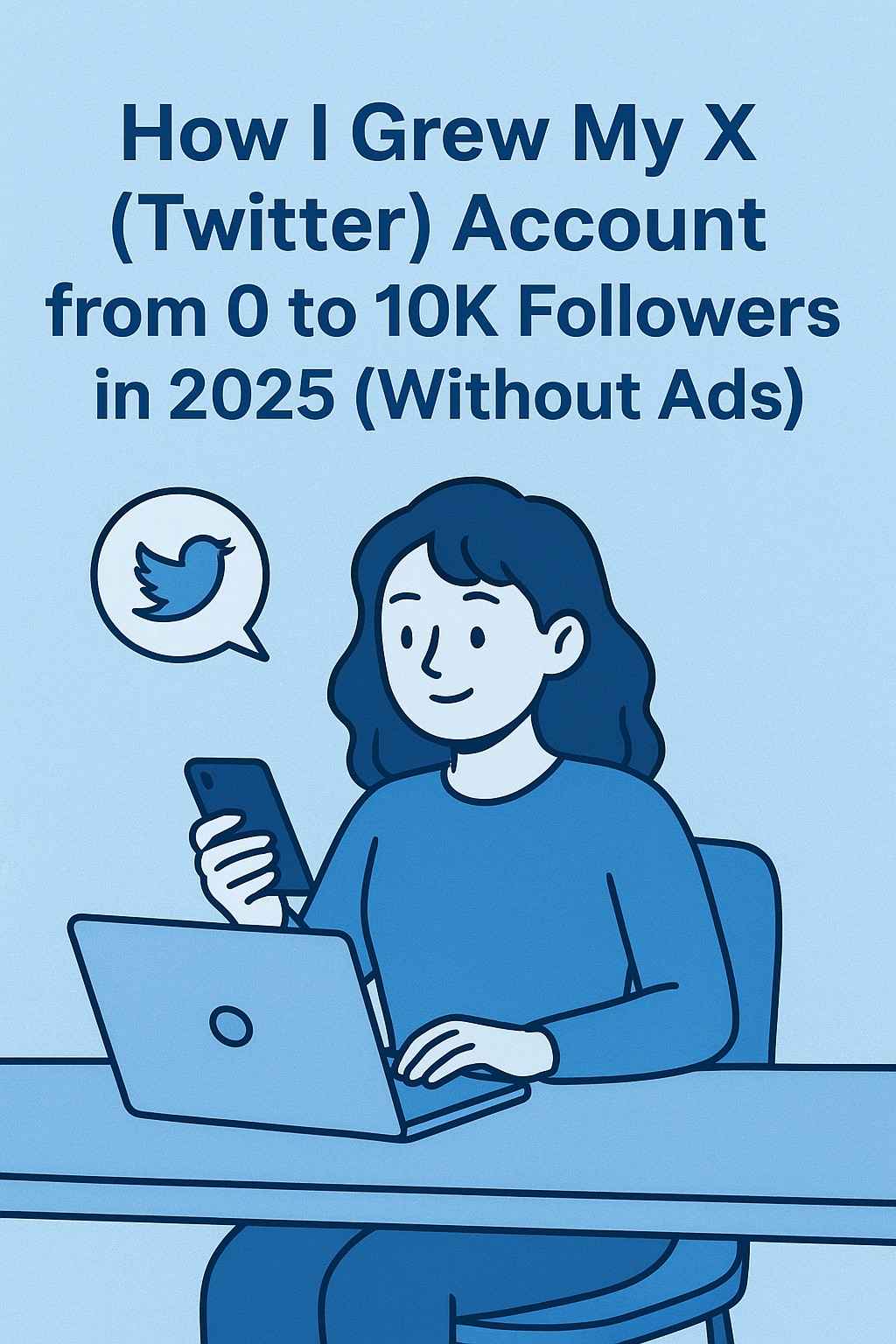How I Grew My X (Twitter) Account from 0 to 10K Followers in 2025 (Without Ads)