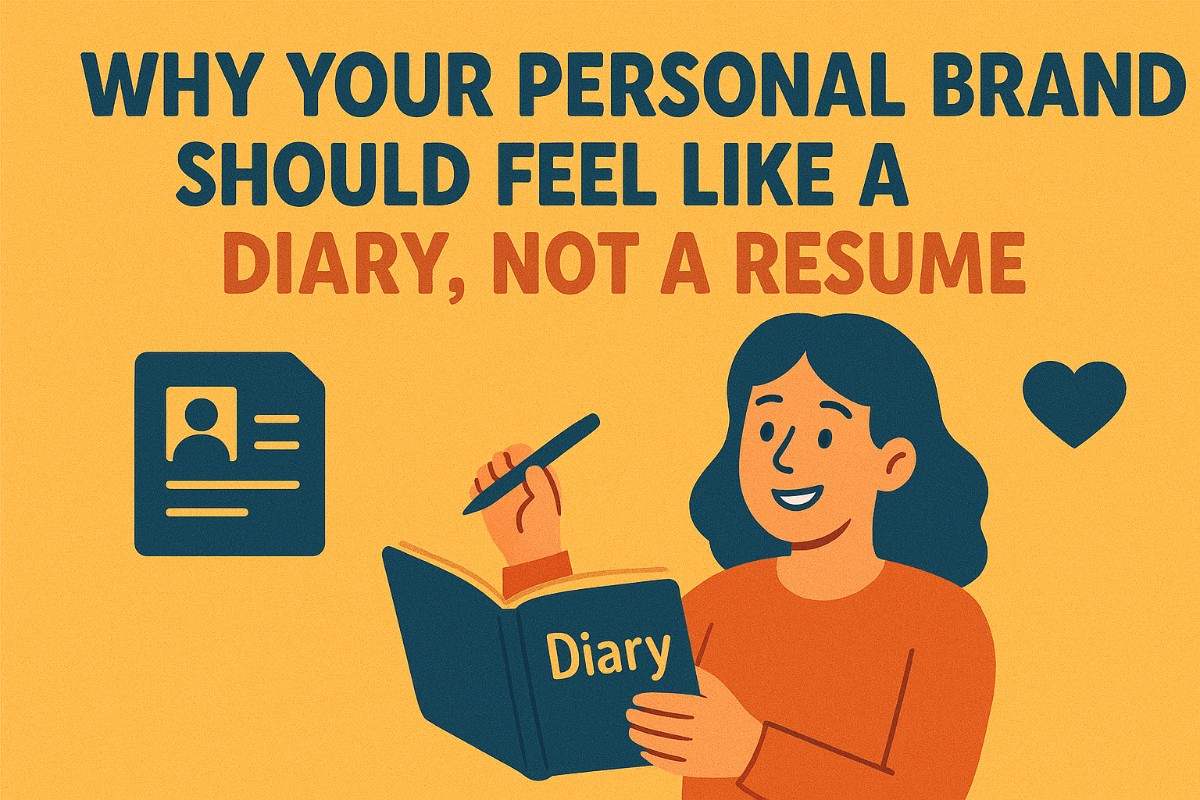 Why Your Personal Brand Should Feel Like a Diary, Not a Resume
