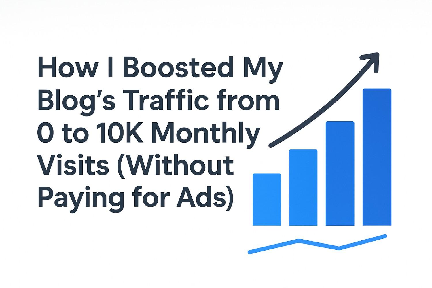 How I Boosted My Blog’s Traffic from 0 to 10K Monthly Visits (Without Paying for Ads)