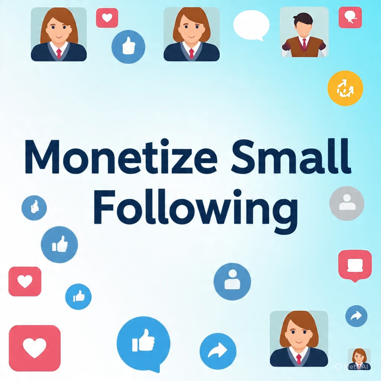 monetise small following