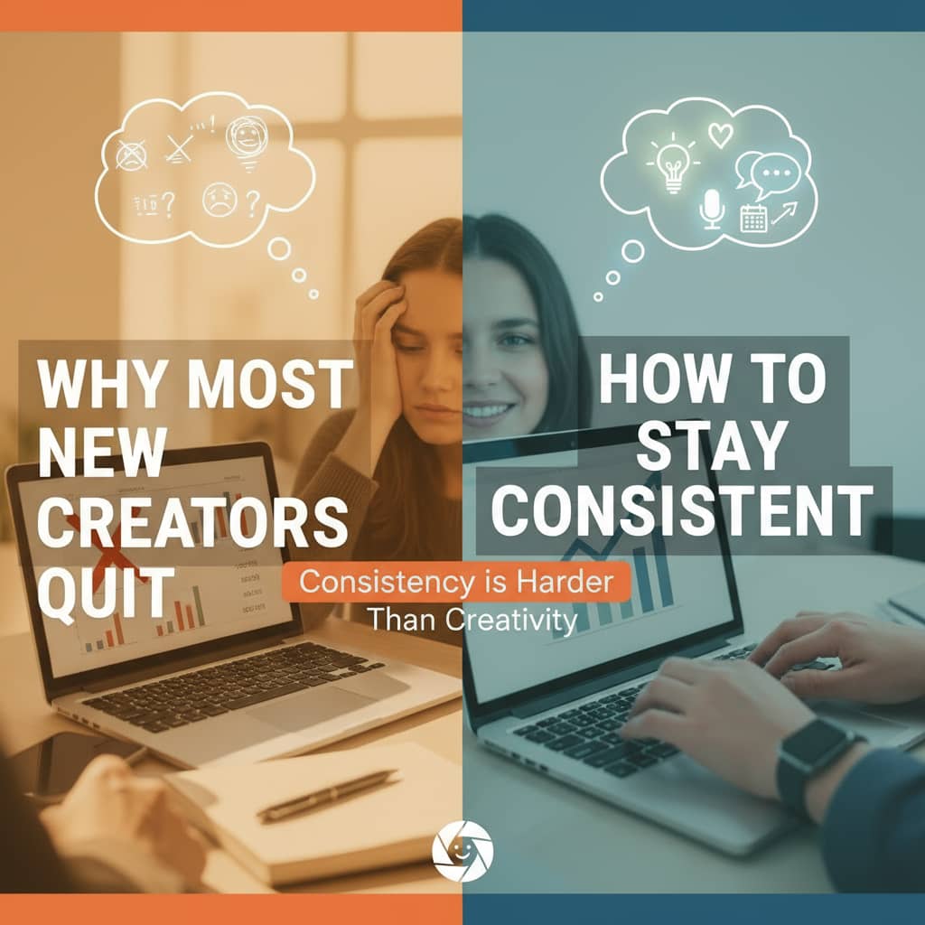 Why Most New Creators Quit and How to Stay Consistent