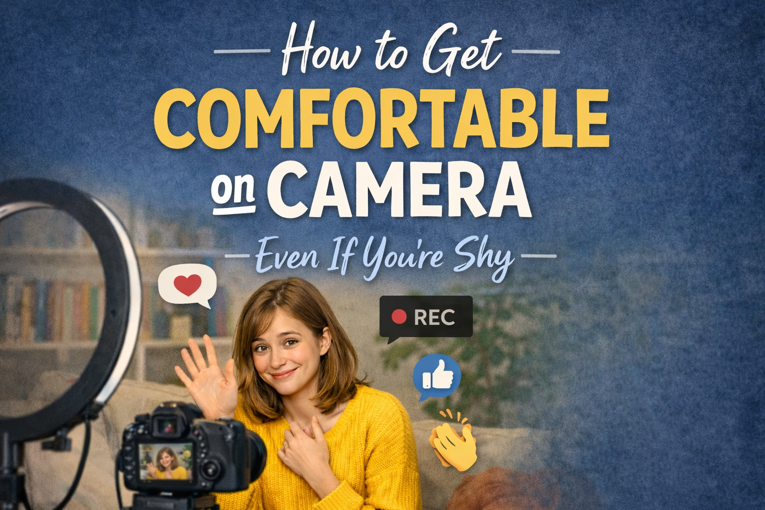 How to Get Comfortable on Camera — Even If You’re Shy